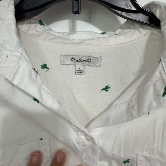 Madewell Embroidered Cactus Shirt - Picture 4 of 7